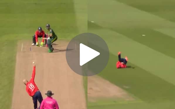 [Watch] Rizwan ‘Agonisingly’ Goes For Duck As Livingstone’s Incredible Catch Assists Buttler’s Masterplan